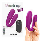 Вібратор для пар з пультом ДК Love To Love MATCH UP для двох із 9 режимами та водостійкий