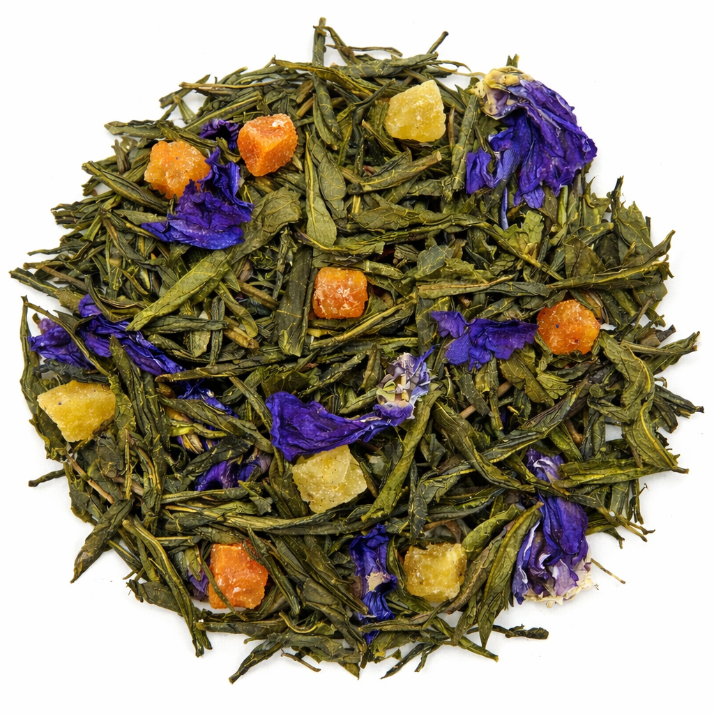 Чай зелений Маракуя персик, 100 г