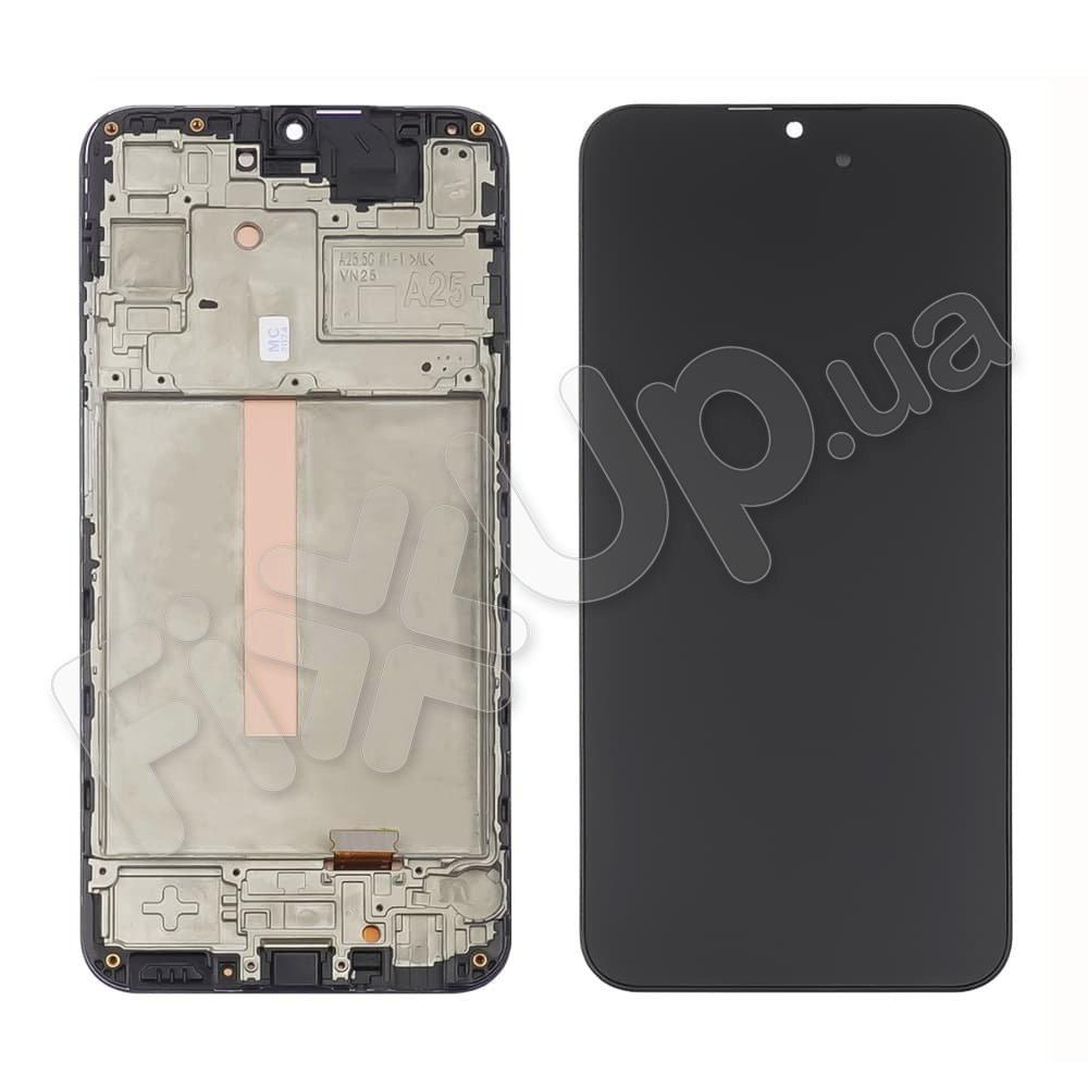 Дисплей для Samsung A256 Galaxy A25 2023, з тачскрином у зборі, колір чорний, OLED