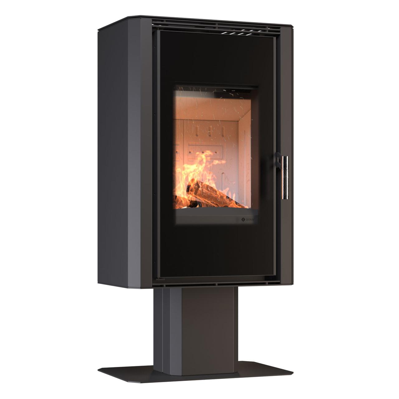 Сталева піч BOKAR Aston FD  4380 ( 9,0 кв ) white ceramatex, фото 1