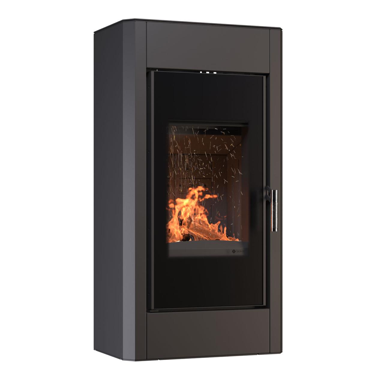 Сталева піч BOKAR Aston ST  4380 ( 9,0 кв ) black ceramatex, фото 1