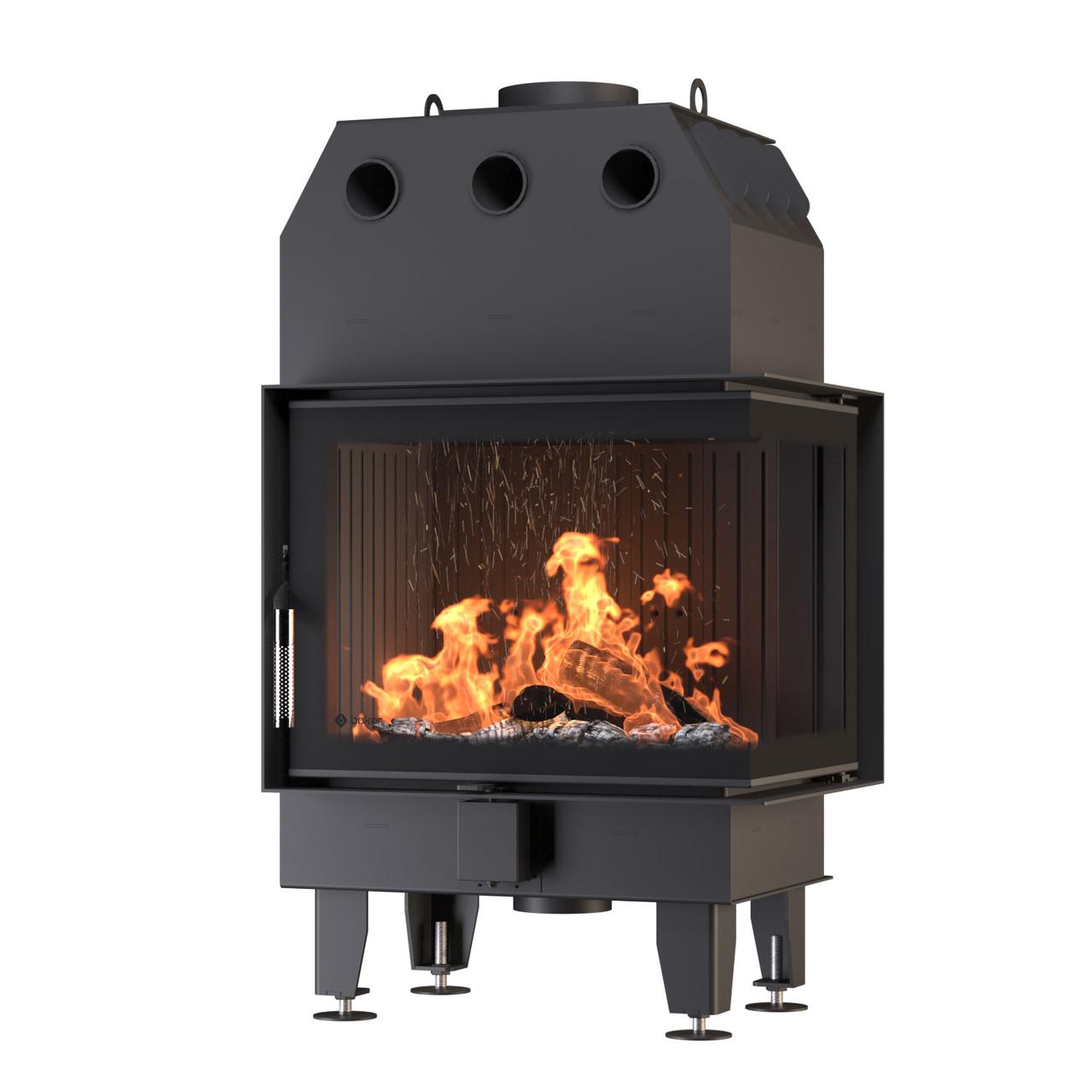 Камінна топка BOKAR 655047 R (14,5 kW ) black ceramatex, фото 1
