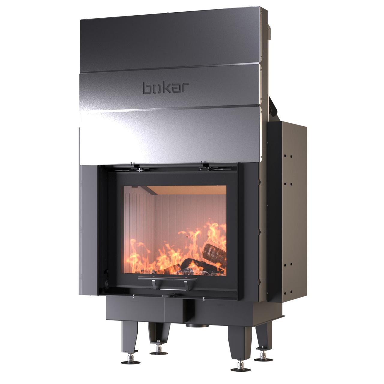 Камінна топка BOKAR 6050G (14,4 kW ) White ceramatex, фото 1