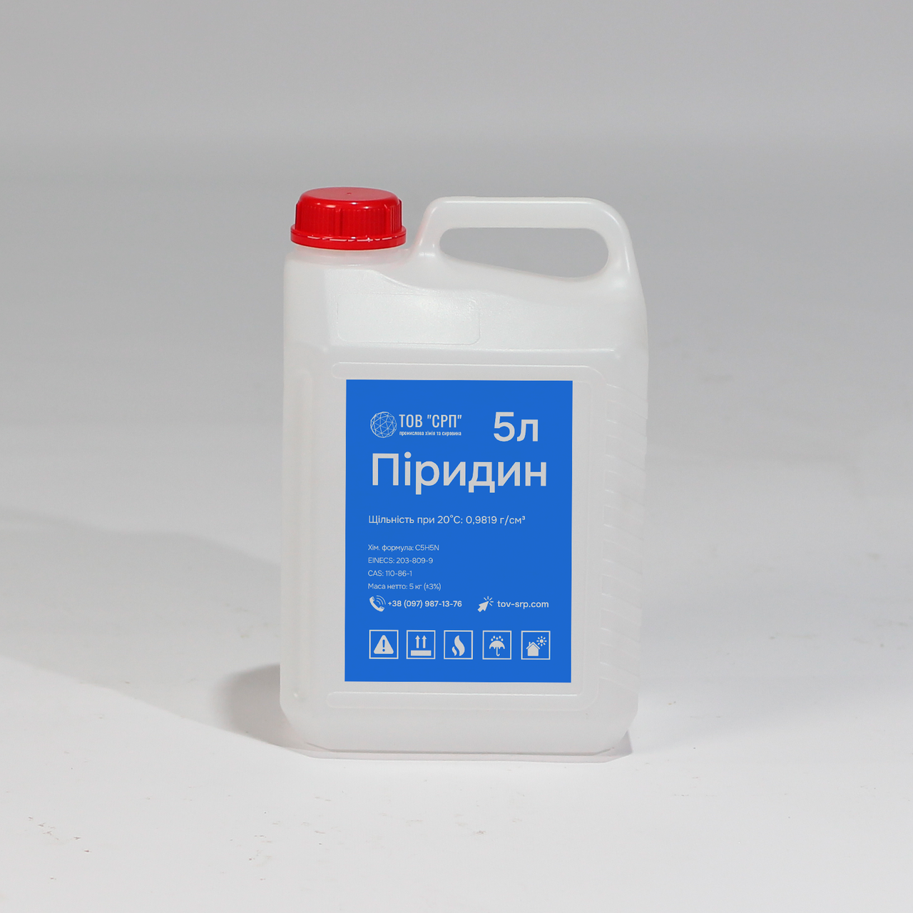 Піридин (азін, азабензол) в каністрах 5л (CAS 110-86-1)