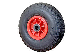 Колесо пневматичне Englebert 4.00-8 4PR з віссю 12мм диск червоний