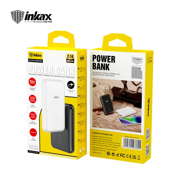 Повербанк Power Bank Inkax PB-09 5000mAh
