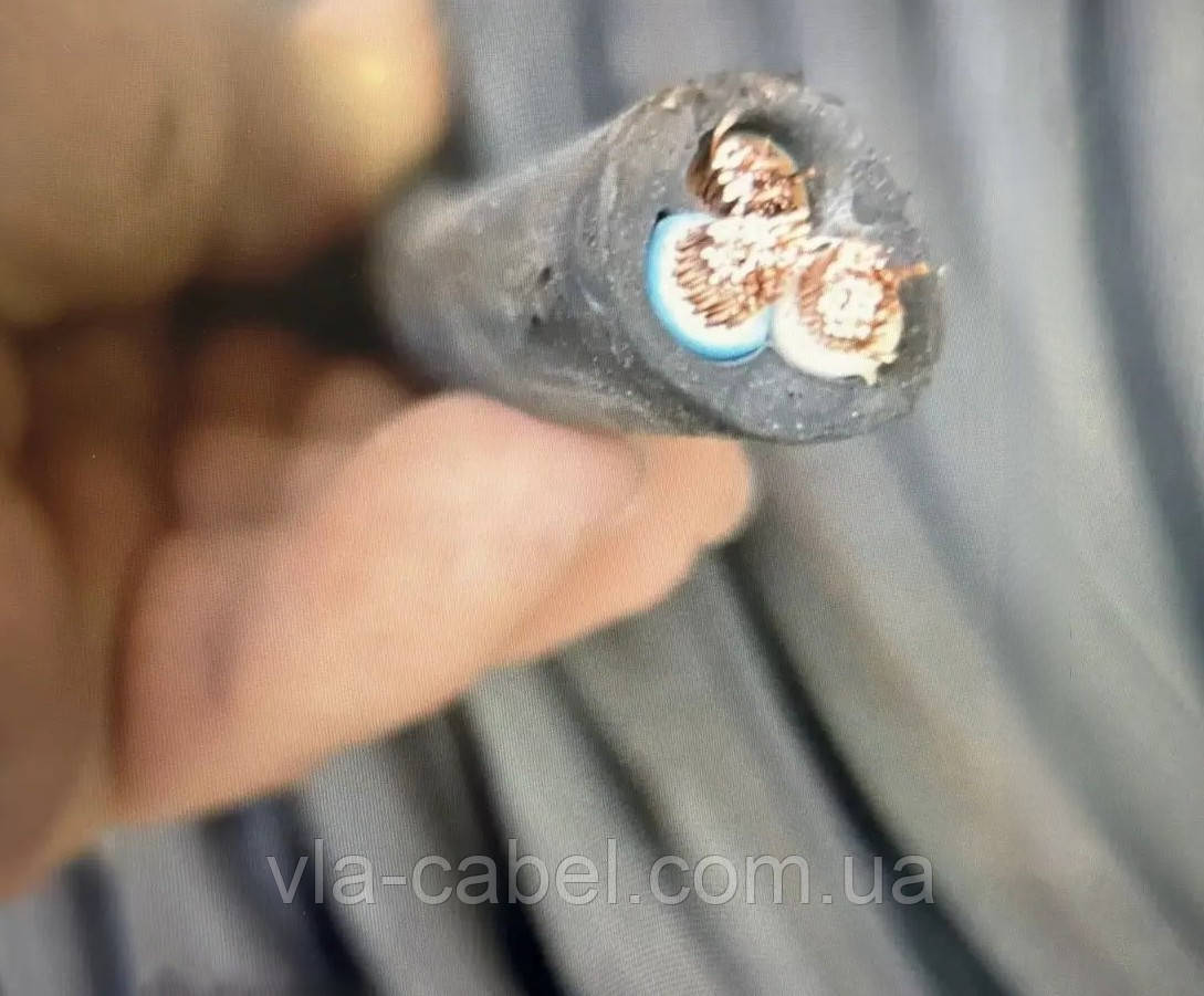 Кабель гумовий КГ т 3х4 повноцінний, гнучкий силовий Одеса ТУ гост (кратно 5м), фото 1