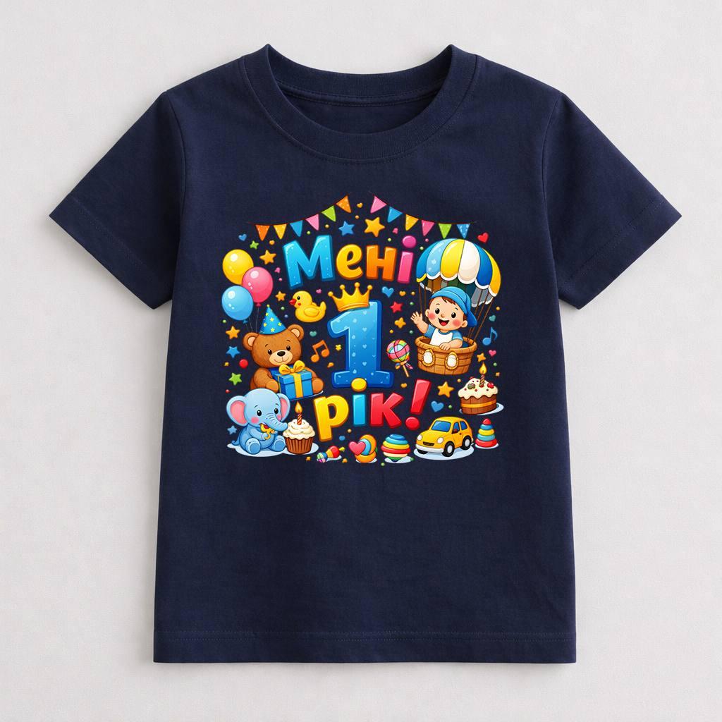 Дитяча футболка з принтом «Мені 1 рік»