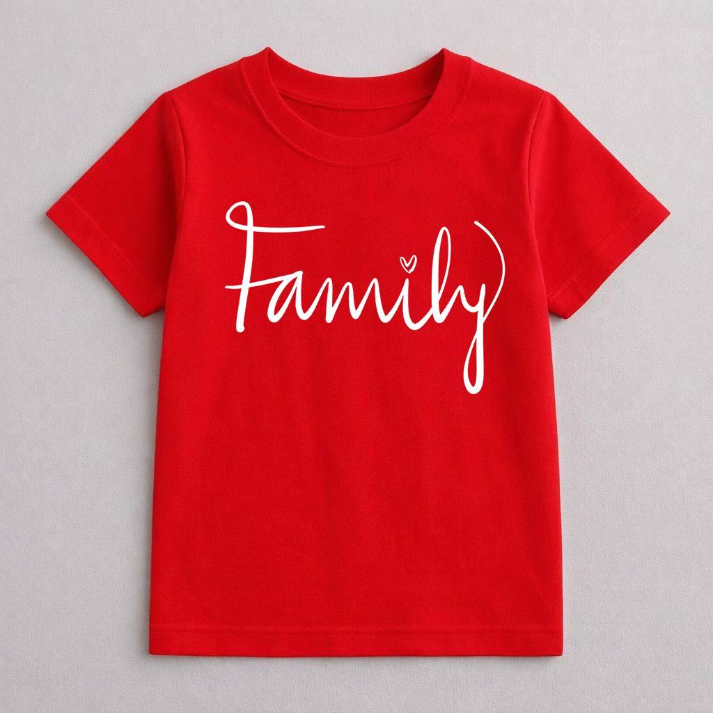 Дитяча футболка з принтом «Family»