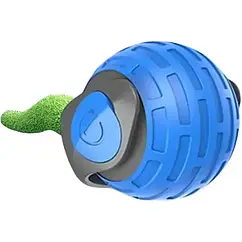 М'яч для кішок з пухнастою гусеничкою подушкою інтерактивна іграшка для котів розмір 6,5×5,6 см вага 55 г