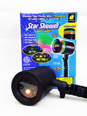Лазерний зоряний проєктор Star Shower Laser Light, фото 3