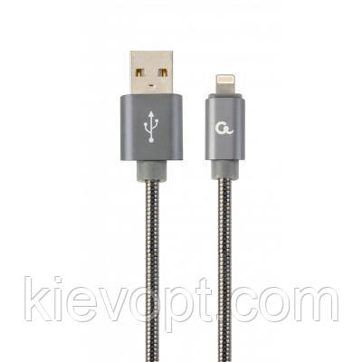 Дата кабель USB 2.0 AM to Lightning 1.0m Cablexpert (CC-USB2S-AMLM-1M-BG)- (Мрія), фото 1