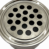 Царга Корс 2 дюйма, 500 мм з проточкою для тарілок і термометром, полнопрохідна трубка 6 мм