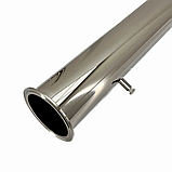 Царга Корс 2 дюйма, 500 мм з проточкою для тарілок і термометром, полнопрохідна трубка 6 мм, фото 6