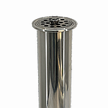 Царга Корс 2 дюйма, 500 мм з проточкою для тарілок і термометром, полнопрохідна трубка 6 мм, фото 7