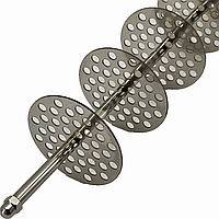 Блок провальних тарілок Корс 3 дюйми (Ø71,6 мм) для НБК, 42 отвори, потужність 4,5-7 кВт, L750 мм