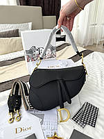 Dior Saddle Black Texture