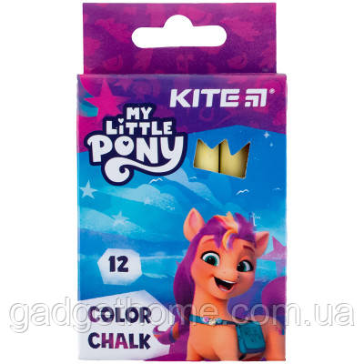 ТОП! Крейда Kite кольорова Jumbo My Little Pony, 12 кольорів (LP24-075) - (gHome), фото 1