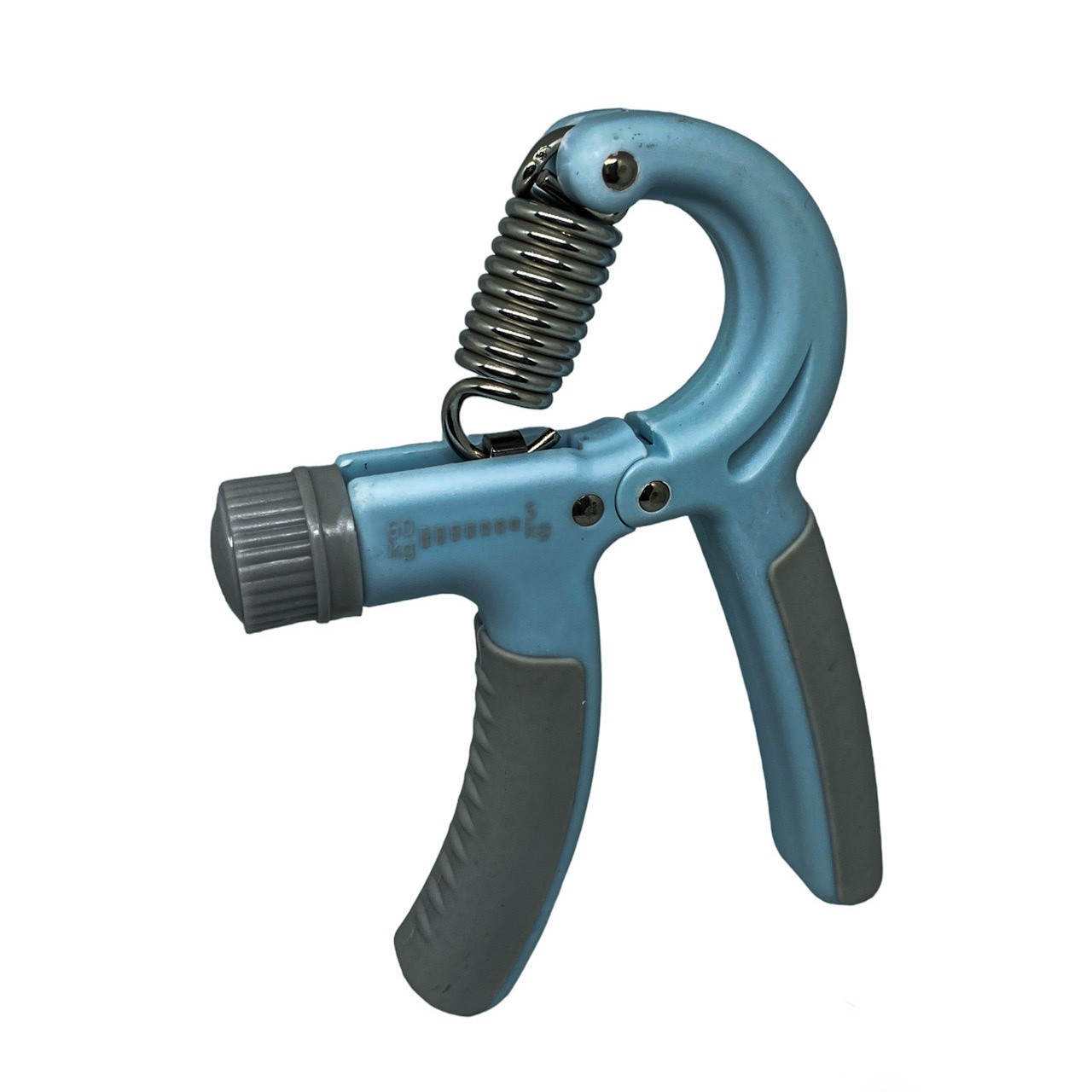 Еспандер кистьовий пружинний 5-60 кг з лічильником WLQ1-Azure+Grey  еспандер-ножиці, фото 1