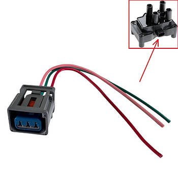 Фішка дроти котушки запалювання 626 Mazda 1350562 1459278 1W7T14A464MA