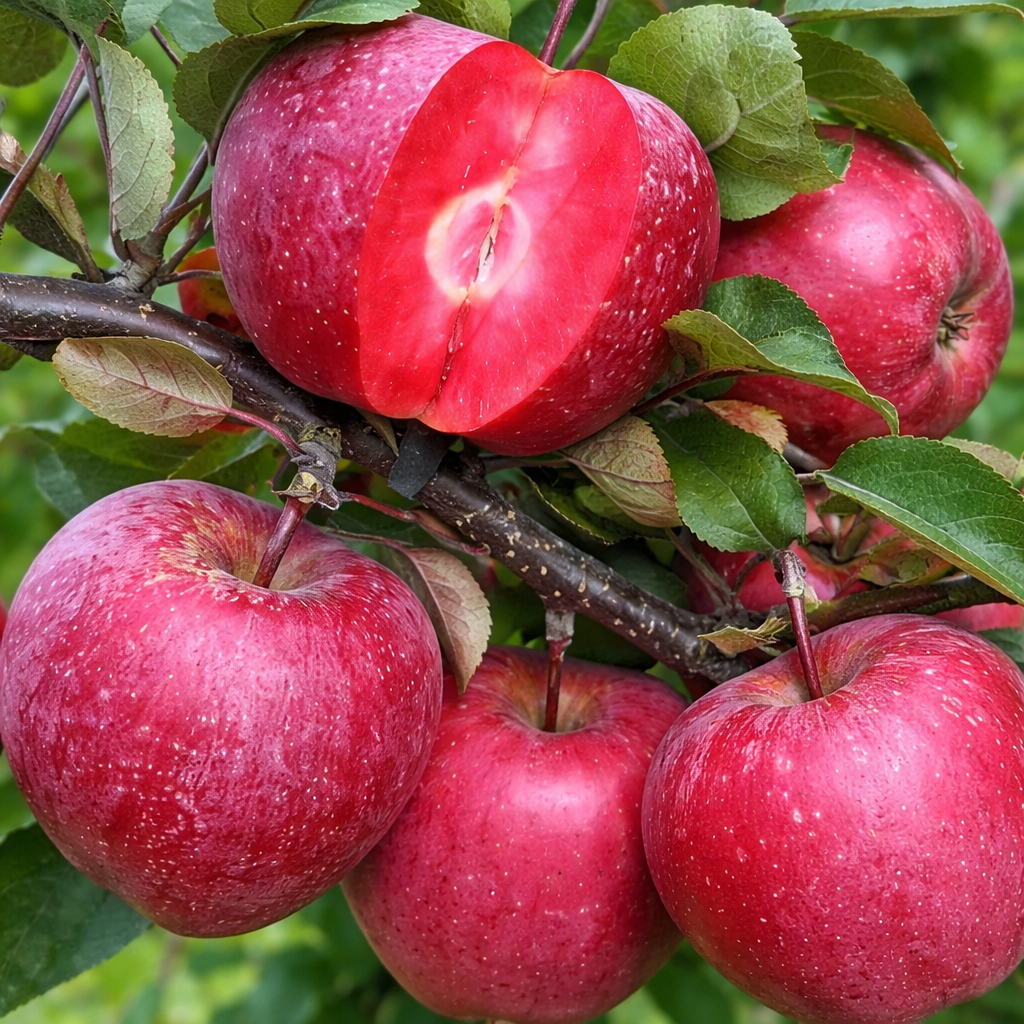 Саджанці Яблуні Джероміні - красном'яса, пізня, зимостійка, фото 1