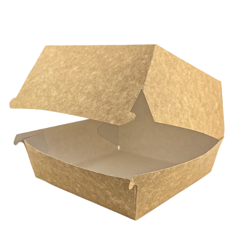 Крафтова упаковка для бургера 120*120*90 (100шт), фото 1