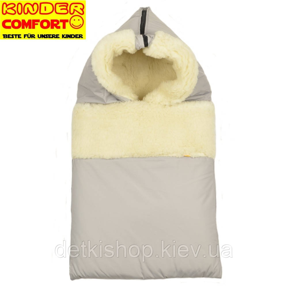 Конверт на овчині Kinder Comfort Grand Silber (сріблястий)