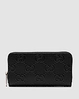 💵 Gucci Wallet Black Embossed Leather