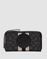 💵 Coach Dempsey Large Wallet In Signature Jacquard Black 20 х 10 х 3 см