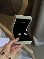 👑 Van Cleef & Arpels Earrings Vintage Alhambra Onyx K18 White Gold one size