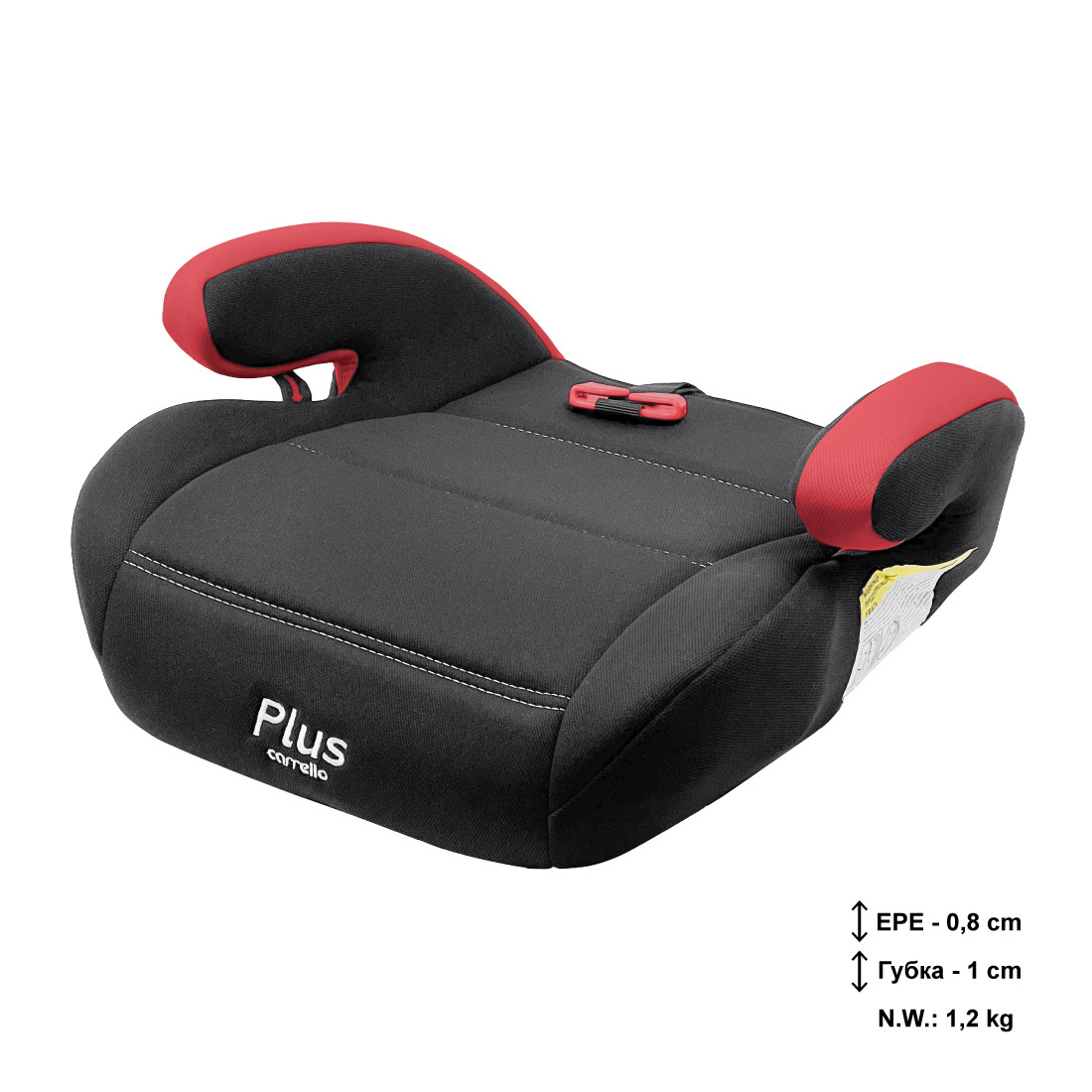 Автокрісло-бустер Plus, «Carrello» (CRL-16007), колір Raven Red (червоний)