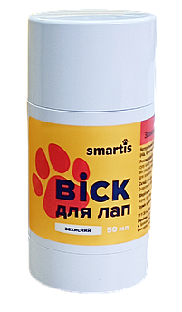 Віск для лап, для собак та цуценят, 50 мл, стік Smartis