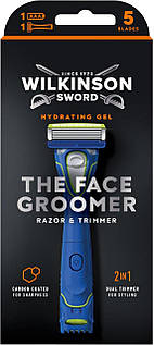Wilkinson Sword Hydro 5 The Face Groomer Бритва - тример 2 в 1 (1 кас.) 03098