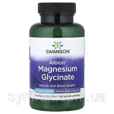 Swanson Magnesium Glycinate 90 caps,  магній Гліцинат