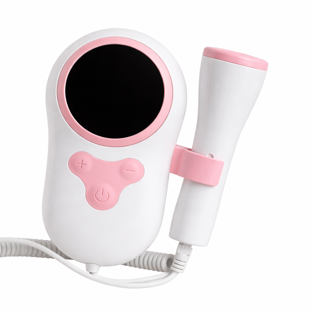 Доплер для вагітних фетальний поративний домашній ультразвуковий прилад для прослуховування та контролю, фото 1