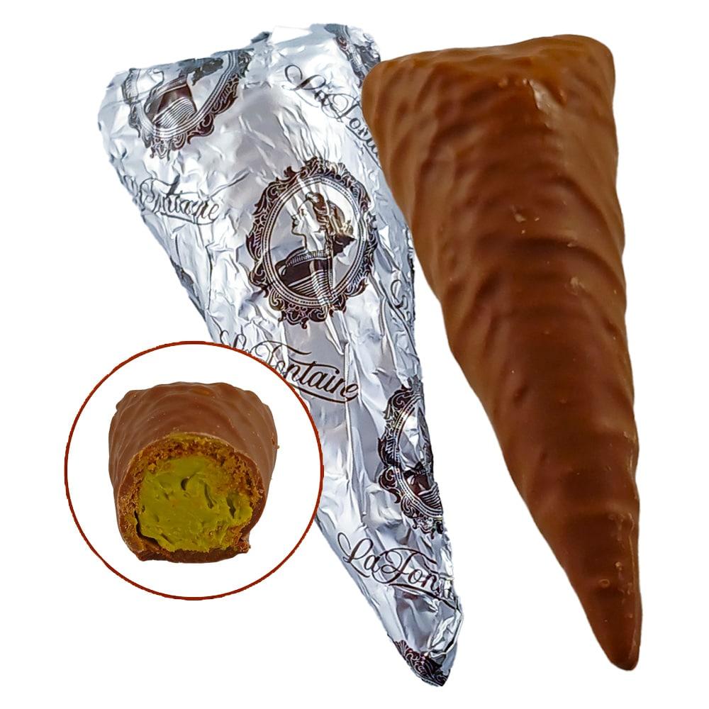 Цукерки La Fontaine Вафельний ріжок з фісташкою (Греція) 250 г