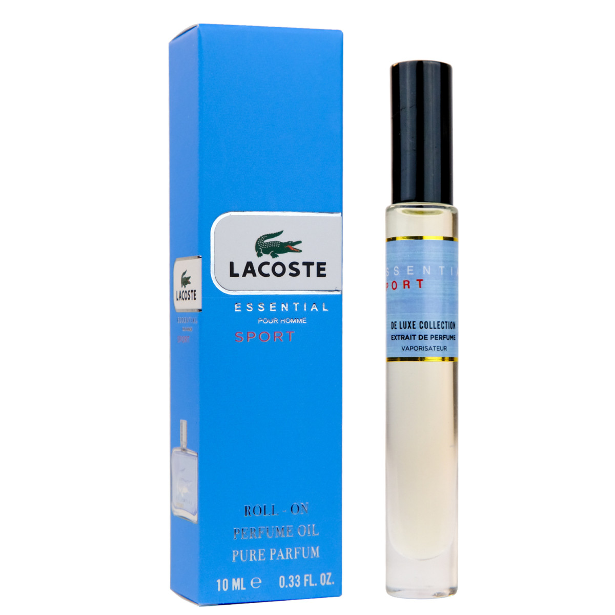 Чоловічий деревний парфум Lacoste Essential Sport - парфум олійний 10 мл