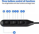 Bluetooth гарнітура для мотошолома HM-1, плоска, Bluetooth 5.0, Hands Free, IPX7, фото 5