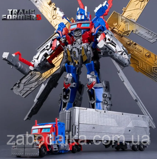 Великий робот-трансформер машина Оптимус Прайм TRANSFORMERS Бамблбі супер герої, фото 1
