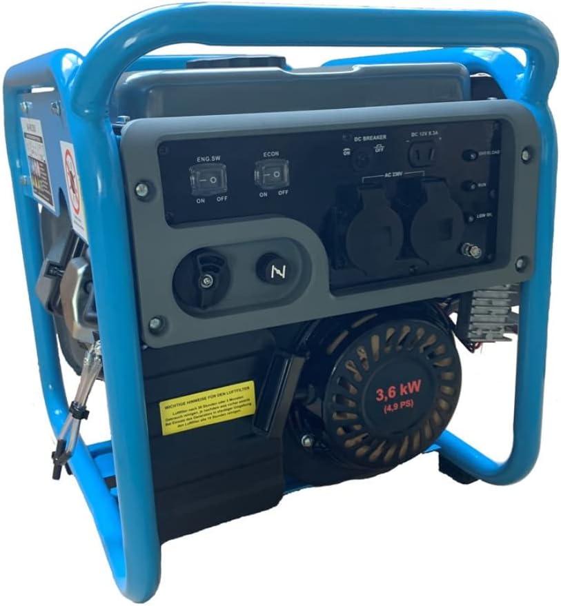 Генератор 3.5 кВт інверторний бензиновий мідна обмотка Imlex IM-INV3500 однофазний, фото 1