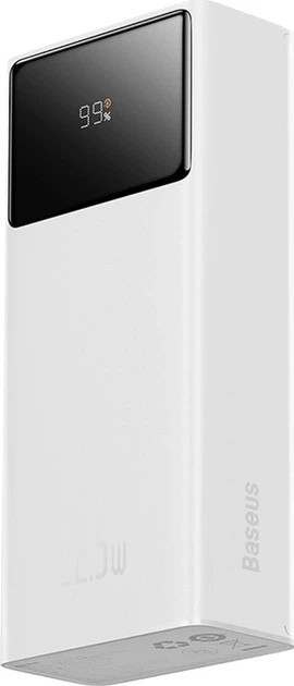 Батарея універсальна Baseus EnerFill FP41 30000MAh 22,5W PD QC White (E0027K01) 