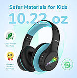 Дитячі Bluetooth навушники EarFun K4, over-ear, обмеження гучності 74/85/94 dBA, LED, Bluetooth 5.4, чорні, фото 5