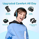 Дитячі Bluetooth навушники EarFun K4, over-ear, обмеження гучності 74/85/94 dBA, LED, Bluetooth 5.4, чорні, фото 6