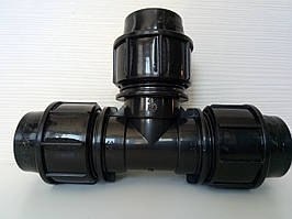 Трійник затискний Astore 32 мм, для поліетиленових труб.