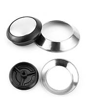 Набір універсальних змінних ручок для кухонних кришок 3 шт чорні 29585, фото 3