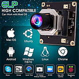 4K USB камера модуль IEights IMX415, автофокус, подвійний мікрофон, UVC, USB 2.0, 8 МП, фото 3