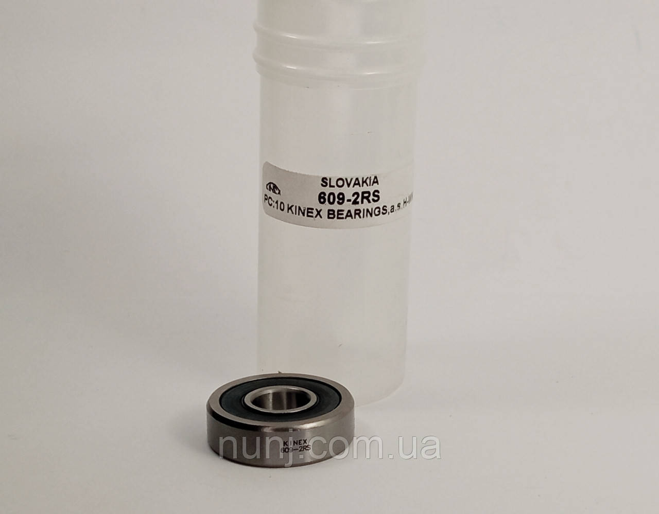 Підшипник 609-2RS Kinex (180018) розміри: 9*24*7 кульковий радіальний закритий, фото 1