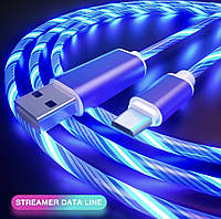 Сияющий кабель USB Type-c