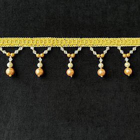 Бахрома Склярус для штор і тюлей ПЕРЛ антик