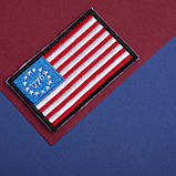 Набір шевронів 2 шт. із липучкою Прапор Betsy Ross 1776 США Америка 5х8 см вишитий патч нашивка прапора Америки, фото 7